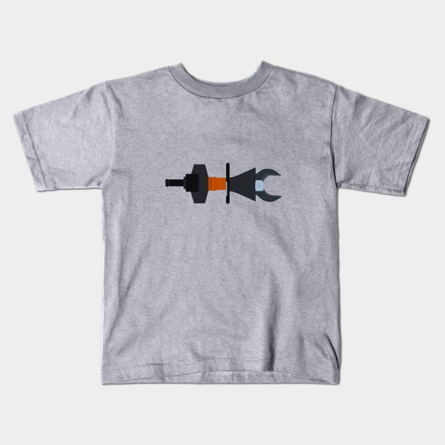 Hydraulic cutter Kids T-Shirt by BassFishin